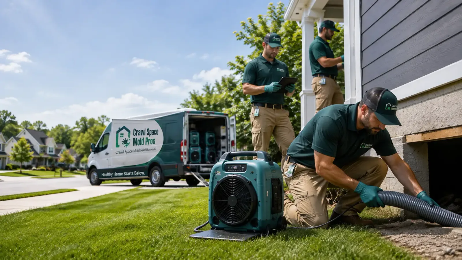 Crawl Space Mold Removal in Palmyra, IL